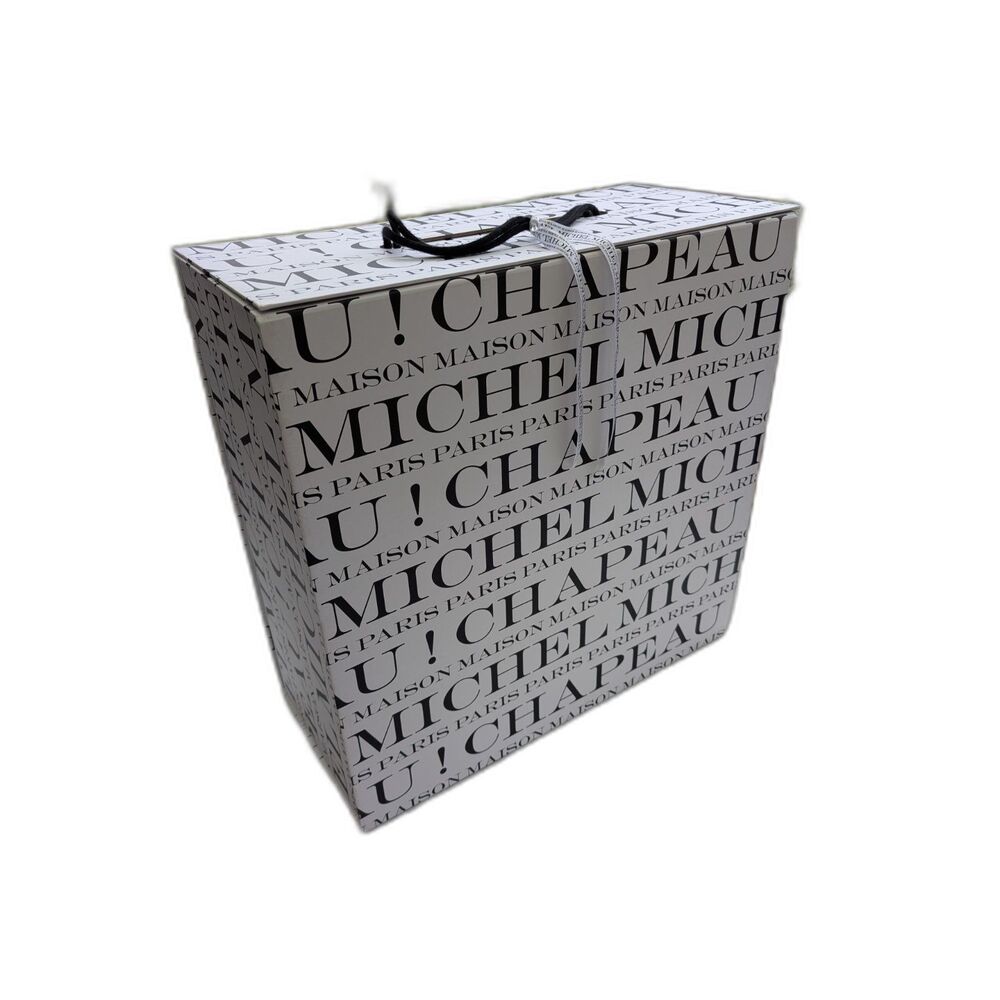 MAISON MICHEL Paris Giant Hat Box Shopping Bag 21" x 10" - Picture 1 of 5